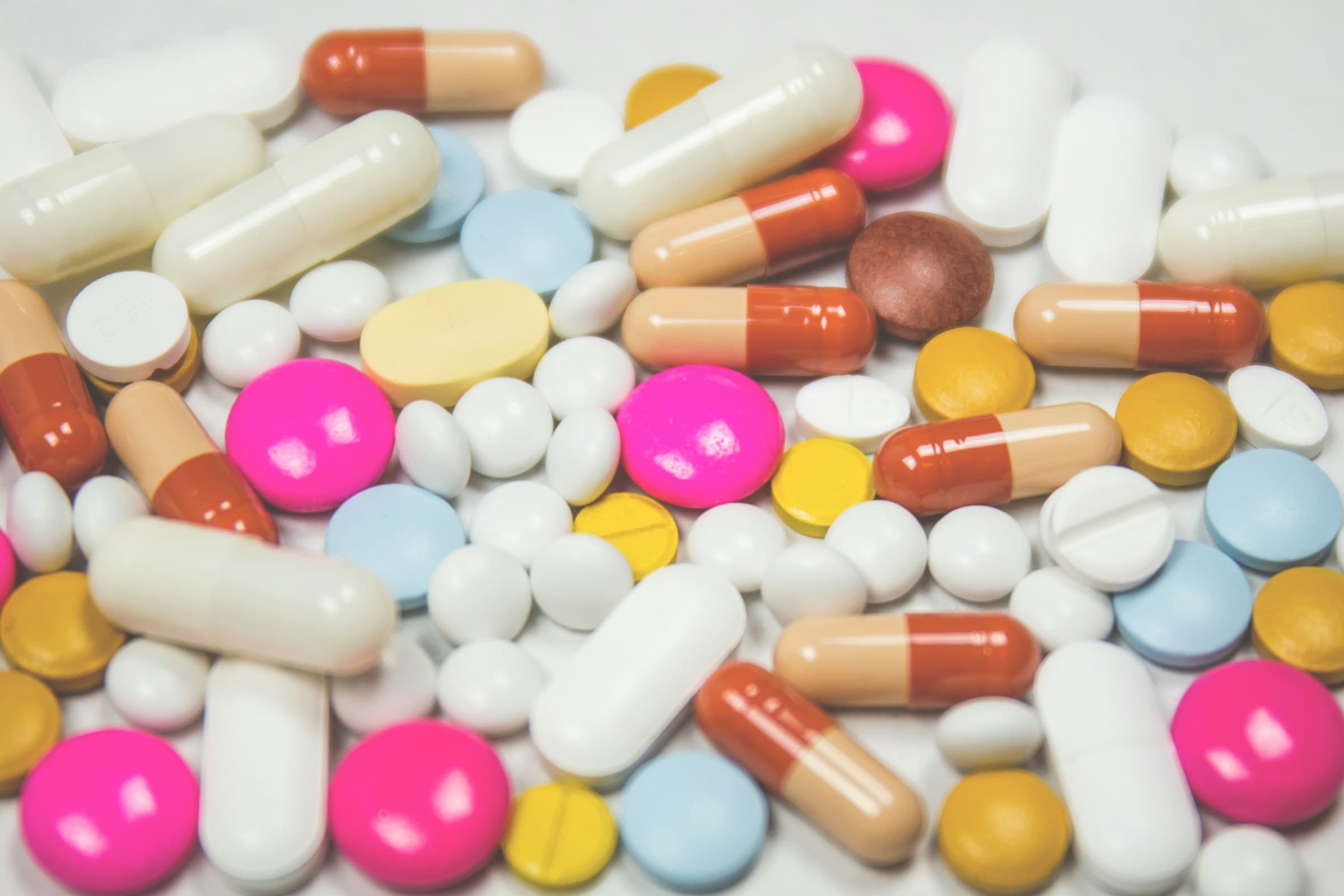Assorted pharmaceutical tablets and capsules — Avalin Laboratories product range