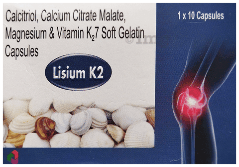 Lisium K2 Soft Gelatin Capsule packaging